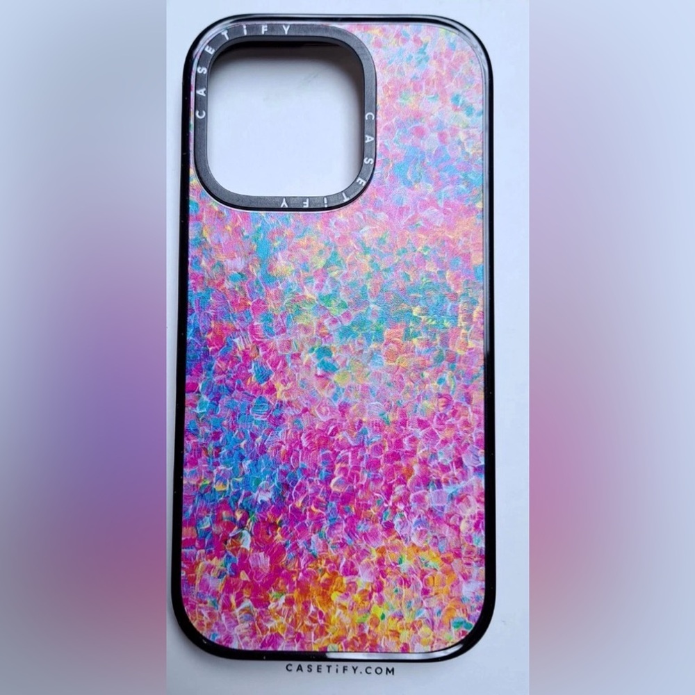 CASETiFY Compact Case for iPhone 16 Pro My Neon Summer.